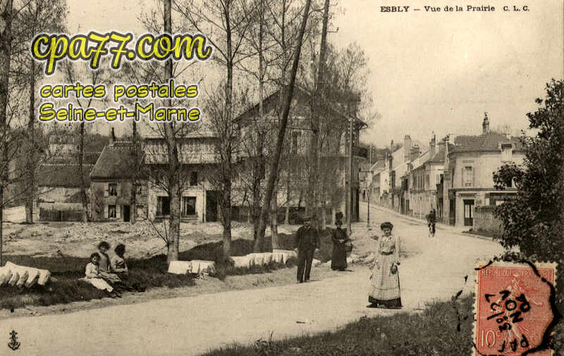 Esbly (Seine-et-Marne) - Vue de la Prairie