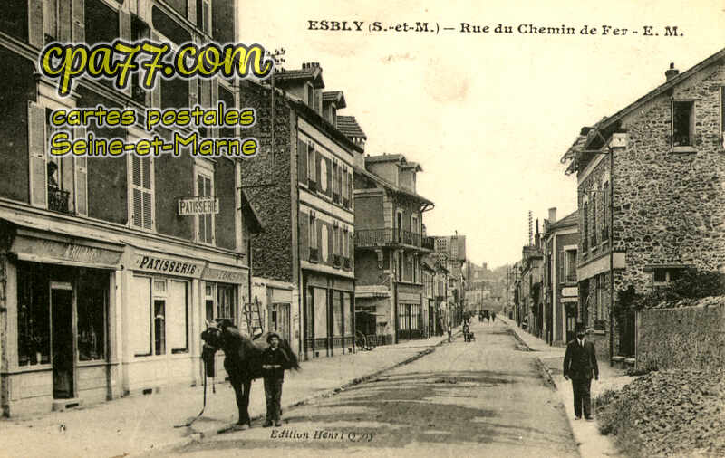 Esbly (Seine-et-Marne) - Rue du Chemin de Fer