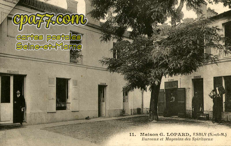 Esbly (Seine-et-Marne) - Maison G. Lopard, Bureaux et Magasins des Spiritueux