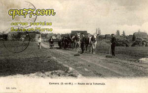 Esmans (Seine-et-Marne) - Route de la Tchemaïa