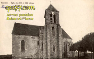 Esmans (Seine-et-Marne) - Eglise des XIIe et XIIIe siècles