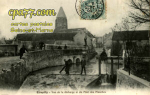 Étrépilly (Seine-et-Marne) - Vue de la décharge et du Pont des Planches