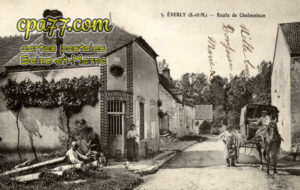 Éverly (Seine-et-Marne) - Route de Chalmaison