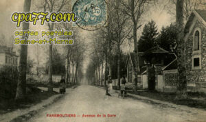 Faremoutiers (Seine-et-Marne) - Avenue de la Gare