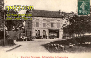Faremoutiers (Seine-et-Marne) - Environs de Pommeuse – Café de la Gare de Faremoutiers