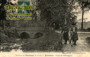 Favières (Seine-et-Marne) - Environs de Tournan – Route de Villemigeon (en l’état)