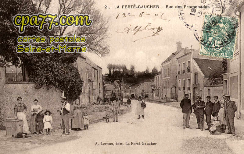 La Ferté Gaucher (Seine-et-Marne) - Rue des Promenades