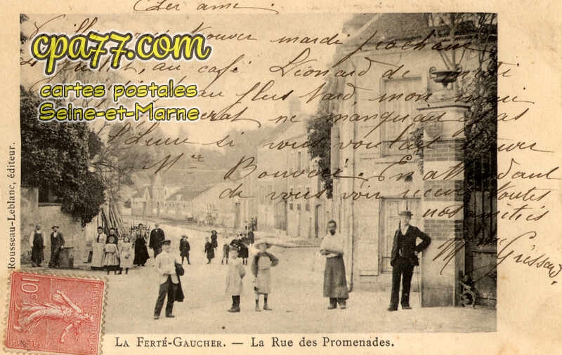 La Ferté Gaucher (Seine-et-Marne) - La Rue des Promenades