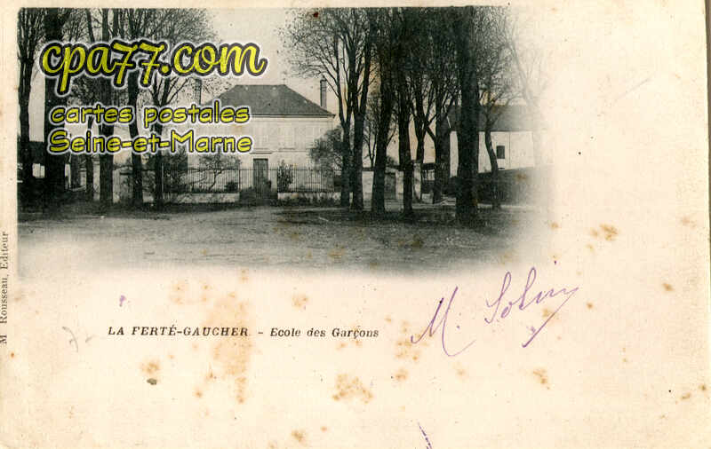 La Ferté Gaucher (Seine-et-Marne) - Ecole des Garçons