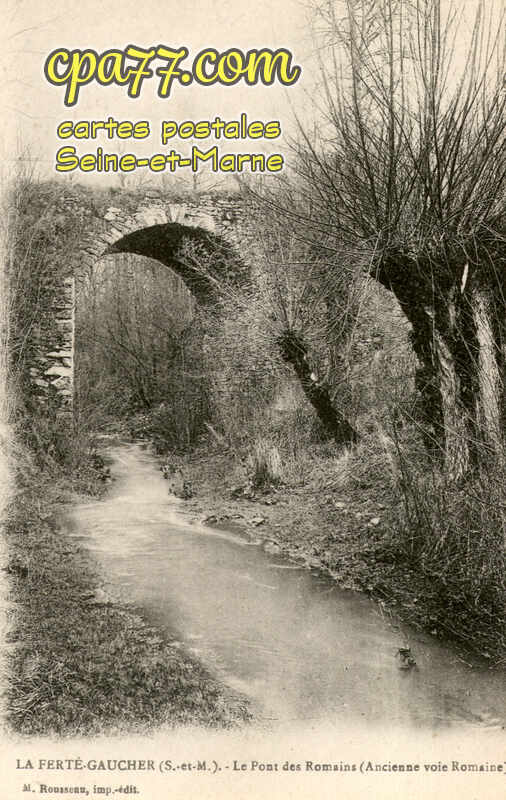 La Ferté Gaucher (Seine-et-Marne) - Le Pont des Romains