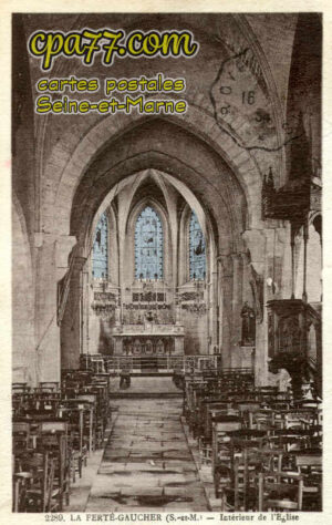 La Ferté Gaucher (Seine-et-Marne) - Intérieur de l&rsquo;Eglise