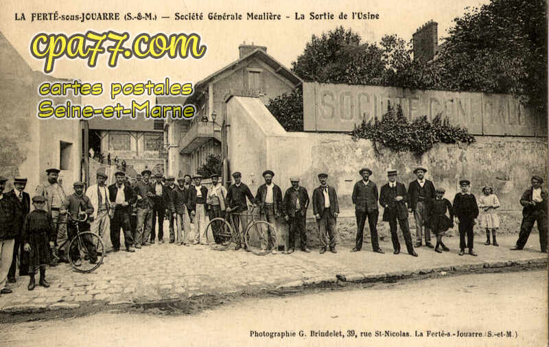 La Ferté Sous Jouarre (Seine-et-Marne) - Société Générale Meunière – La Sortie de l&rsquo;Usine