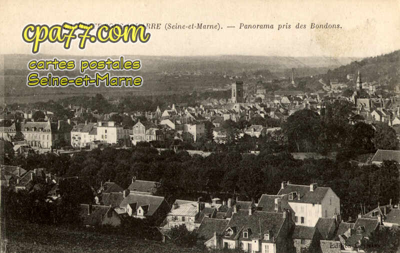 La Ferté Sous Jouarre (Seine-et-Marne) - Panorama pris des Bondons
