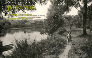 La Ferté Sous Jouarre (Seine-et-Marne) - Entrée des Promenades de l&rsquo;Ile