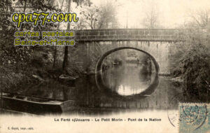 La Ferté Sous Jouarre (Seine-et-Marne) - Le Petit Morin – Pont de la Nation
