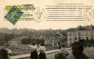 La Ferté Sous Jouarre (Seine-et-Marne) - Latham sur monoplan Antoinette pour une deuxième fois au-dessus de la ville, le 6 Août 1910, à 11h du matin)