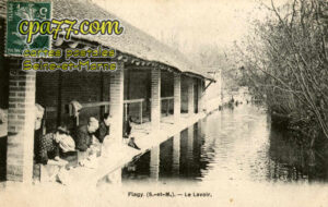 Flagy (Seine-et-Marne) - Le lavoir
