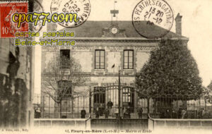 Fleury En Bière (Seine-et-Marne) - Mairie et Ecole