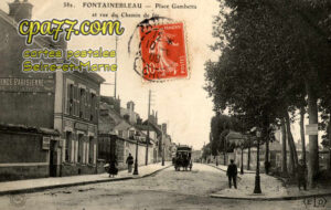 Fontainebleau (Seine-et-Marne) - Place Gambetta