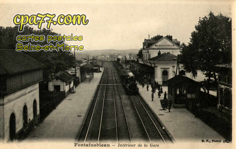 Fontainebleau (Seine-et-Marne) - Intérieure de la Gare