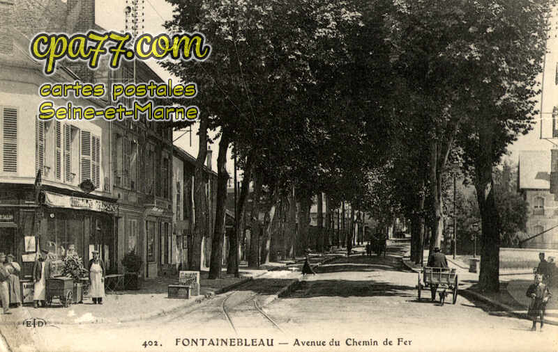 Fontainebleau (Seine-et-Marne) - Avenue du Chemin de Fer