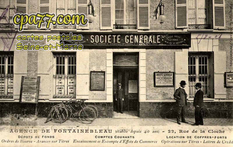 Fontainebleau (Seine-et-Marne) - Société Générale