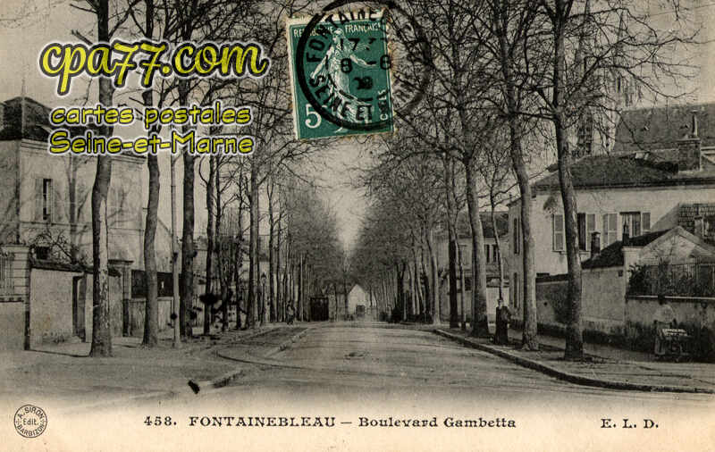 Fontainebleau (Seine-et-Marne) - Boulevard Gambetta