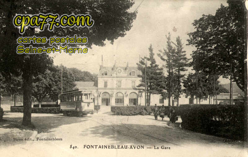 Fontainebleau (Seine-et-Marne) - La Gare (en l&rsquo;état)