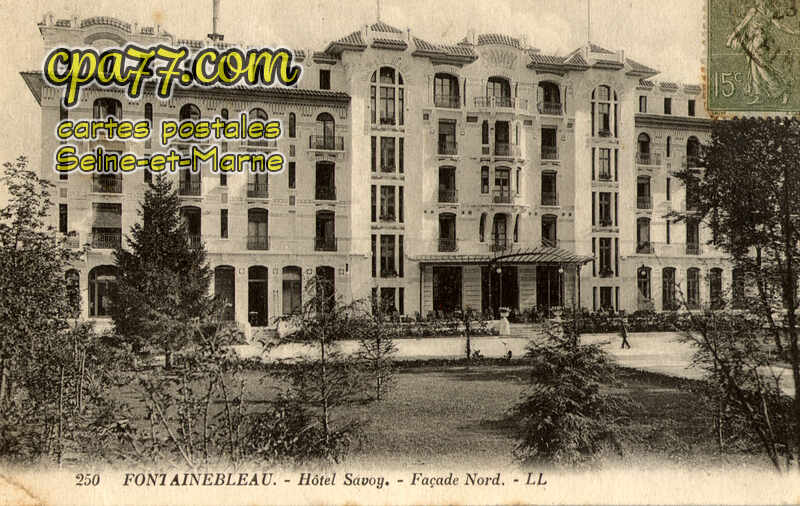 Fontainebleau (Seine-et-Marne) - Hôtel Savoy – Façade Nord