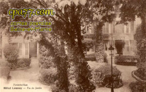 Fontainebleau (Seine-et-Marne) - Hôtel Launoy – Vue du Jardin