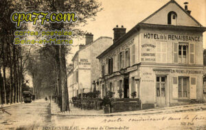 Fontainebleau (Seine-et-Marne) - Avenue du Chemin de Fer