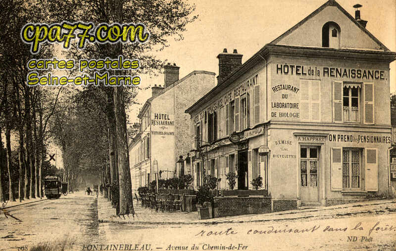 Fontainebleau (Seine-et-Marne) - Avenue du Chemin de Fer