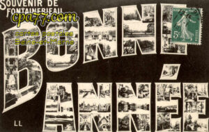 Fontainebleau (Seine-et-Marne) - Souvenir de Fontainebleau – Bonne Année