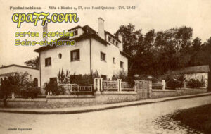 Fontainebleau (Seine-et-Marne) - Villa « Monica »