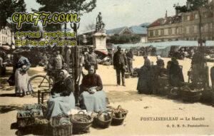 Fontainebleau (Seine-et-Marne) - Le Marché