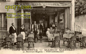 Fontainebleau (Seine-et-Marne) - Café Magenta – Maison Marteau