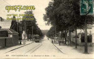 Fontainebleau (Seine-et-Marne) - le Boulevard de Melun