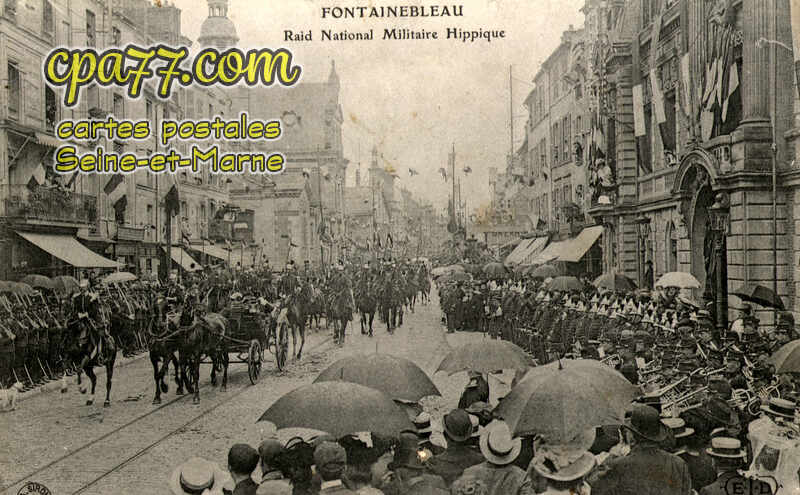 Fontainebleau (Seine-et-Marne) - Raid National Militaire Hippique