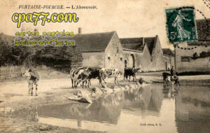 Fontaine Fourches (Seine-et-Marne) - L&rsquo;Abreuvoir