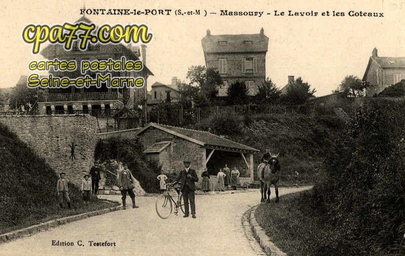 Fontaine Le Port (Seine-et-Marne) - Massoury – Le Lavoir et les Coteaux