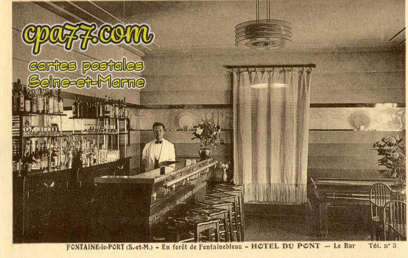 Fontaine Le Port (Seine-et-Marne) - Hôtel du Pont – Le Bar