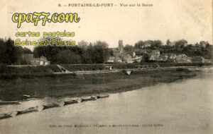 Fontaine Le Port (Seine-et-Marne) - Vue sur la Seine