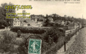 Fontaine Le Port (Seine-et-Marne) - Panorama sur la Côte