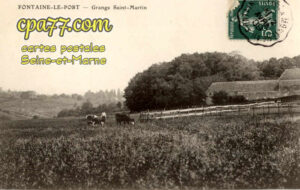 Fontaine Le Port (Seine-et-Marne) - Grange Saint-Martin