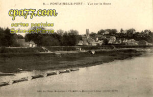 Fontaine Le Port (Seine-et-Marne) - Vue sur la Seine