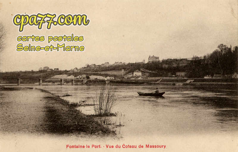 Fontaine Le Port (Seine-et-Marne) - Vue du Coteau de Massoury