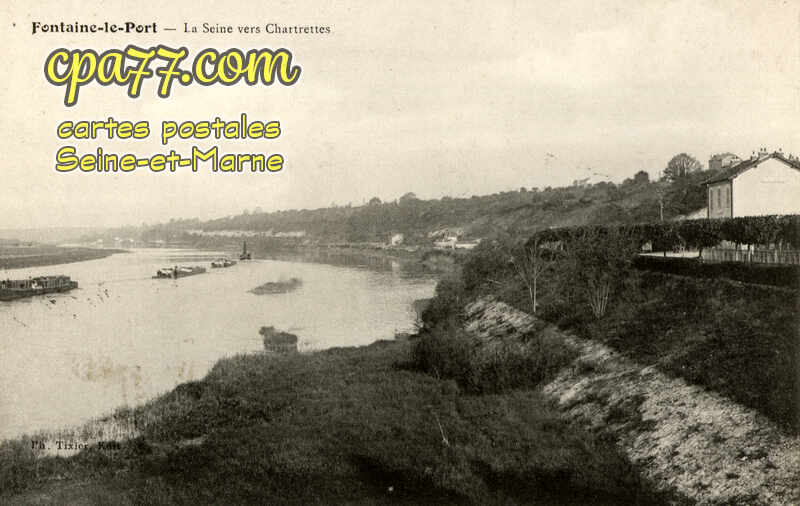 Fontaine Le Port (Seine-et-Marne) - La Seine vers Chartrettes