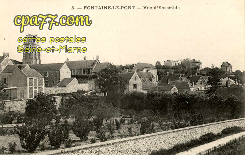 Fontaine Le Port (Seine-et-Marne) - Vue d&rsquo;ensemble