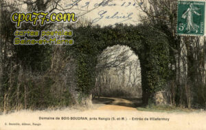 Fontenailles (Seine-et-Marne) - Domaine de Bois-Boudran, près Nangis (S.-et-M.) – Entrée de Villefermoy