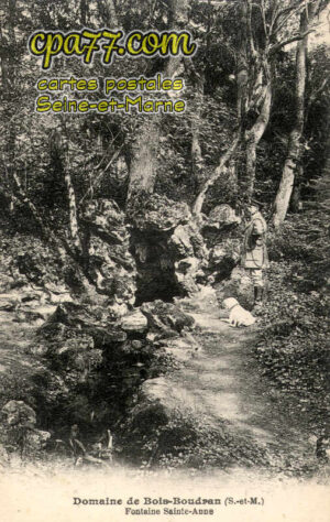 Fontenailles (Seine-et-Marne) - Domaine de Bois-Boudran (S.-et-M.) – Fontaine Sainte-Anne